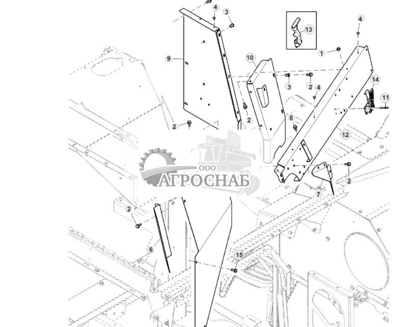 Крышка и панель двигателя, Final Tier 4 - ST824753 1145.jpg